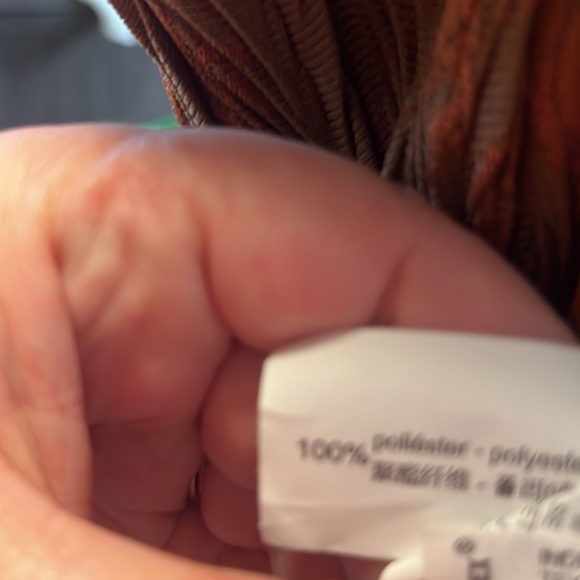 Zara NWT brown wrap blouse - Picture 5 of 5